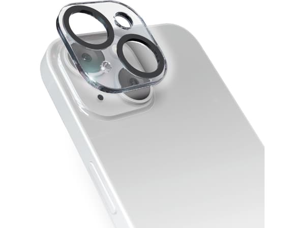 SBS TECAMGLIP15K, Linssisuoja, Musta, Läpinäkyvä, Karkaistu lasi, Apple, iPhone 15, iPhone 15 Plus, 15 g