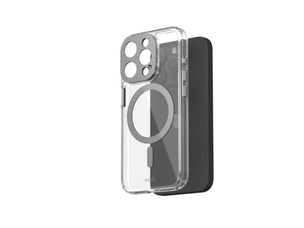 Moshi iGlaze for iPhone 15 Pro - Meteorite Pilkas