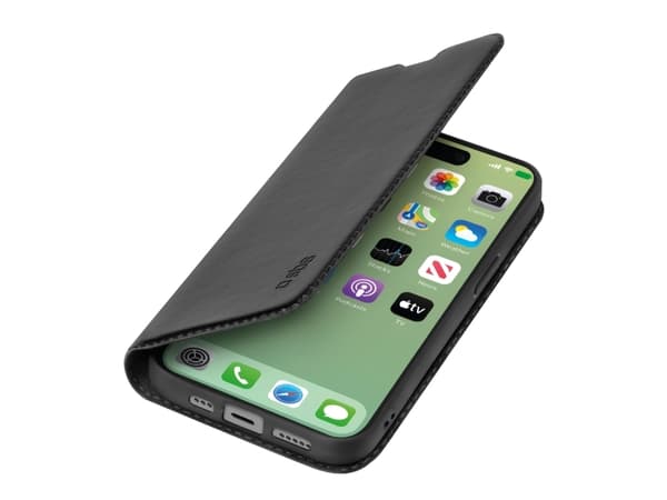 SBS TEBKLITEIP1567PK, Lommebok-etui, Apple, iPhone 15 Pro Max, 17 cm (6.7"), Sort