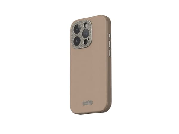 Moshi Napa for iPhone 15 Pro - Woodsmoke Brown