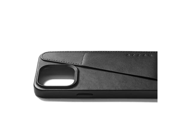 Troubadour Goods Limited Mujjo Full Nahka lompakko tapauksessa - tapauksissa suunniteltu iPhone 15 Pro Max, MagSafe yhteensopiva (musta)