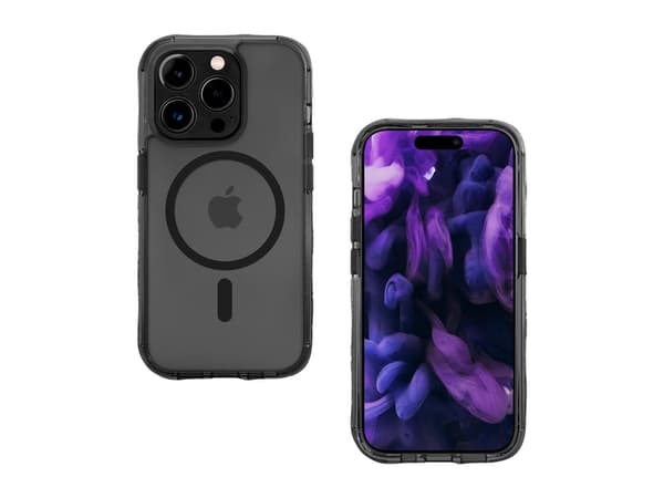 LAUT Crystal Matter X, Suojus, Apple, iPhone 15 Pro, 15,5 cm (6.1"), Musta, Läpinäkyvä