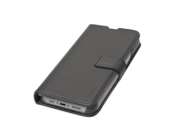 SBS TEBKWALIP1561PK, Lompakkokotelo, Apple, iPhone 15 Pro, 15,5 cm (6.1"), Musta