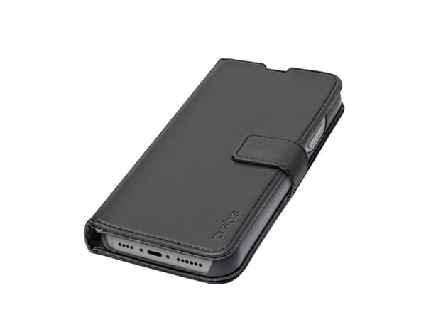 SBS TEBKWALIP1567PK, Lompakkokotelo, Apple, iPhone 15 Pro Max, 17 cm (6.7"), Musta