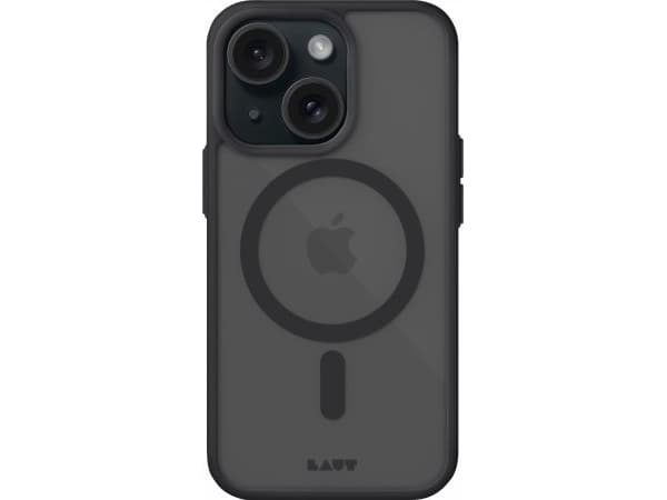 LAUT Huex Protect - beskyttelsesdeksel for iPhone 14 Plus/ 15 Plus kompatibel med MagSafe (svart)