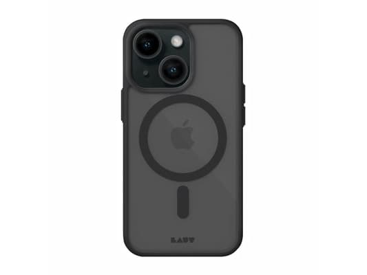 LAUT Huex Protect - beskyttelsesdeksel for iPhone 14 Plus/ 15 Plus kompatibel med MagSafe (svart)