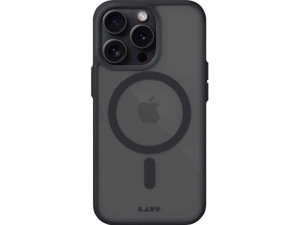 LAUT Huex Protect - suojakotelo iPhone 15 Pro Max -puhelimelle, joka on yhteensopiva MagSafen kanssa (musta)