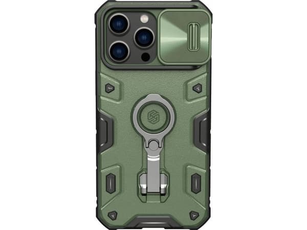Kotelo Nillkin CamShield Armor Pro Apple iPhone 14 Pro Max vihreä