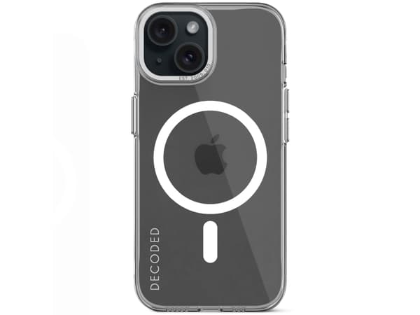 Decoded D24IPO15BCT2TT, Etui, Apple, iPhone 15, 15,5 cm (6.1"), Gjennomsiktig