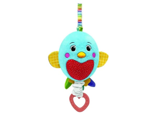 Rattle Clementoni Soft Bird, forskjellige farger