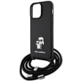 Miniatyrbild 5 av 7: KARL LAGERFELD iPhone 13 Pro/13 Halsbandsskal Crossbody Saffiano