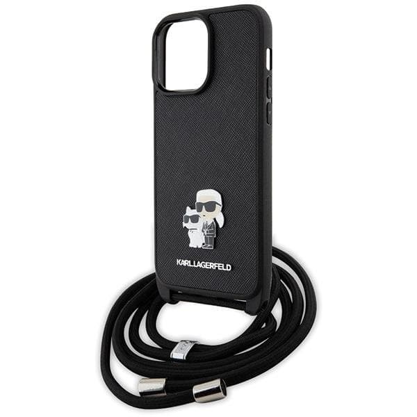 KARL LAGERFELD iPhone 13 Pro/13 Halsbandsskal Crossbody Saffiano