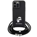 Miniatyrbild 2 av 7: KARL LAGERFELD iPhone 13 Pro/13 Halsbandsskal Crossbody Saffiano