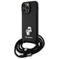 Miniatyrbild 1 av 7: KARL LAGERFELD iPhone 13 Pro/13 Halsbandsskal Crossbody Saffiano