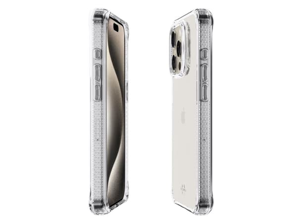 ITSKINS SPECTRUM R // CLEAR, Etui, Apple, iPhone 15 Pro, 15,5 cm (6.1"), Gjennomsiktig