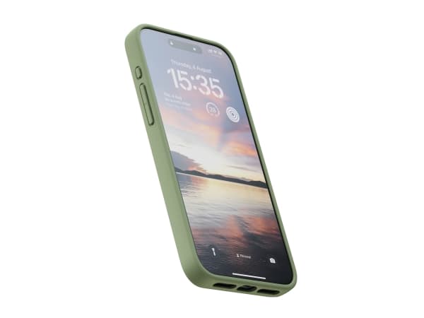 Njord by Elements Etui do iPhone 15 Pro Max MagSafe zamsz Oliwkowe