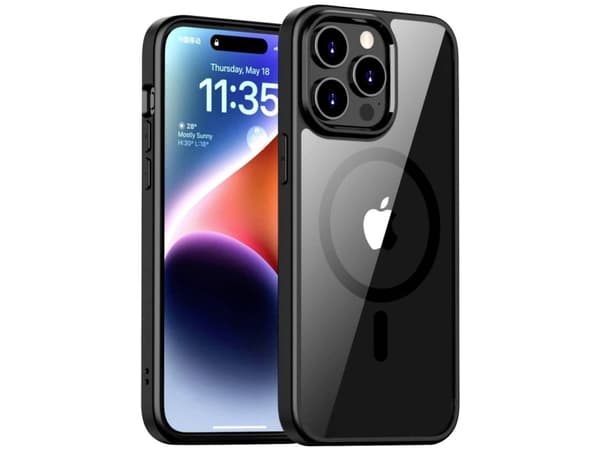 JT BERLIN Pankow Hybrid, Etui, Apple, iPhone 15 Pro, 15,5 cm (6.1"), Sort