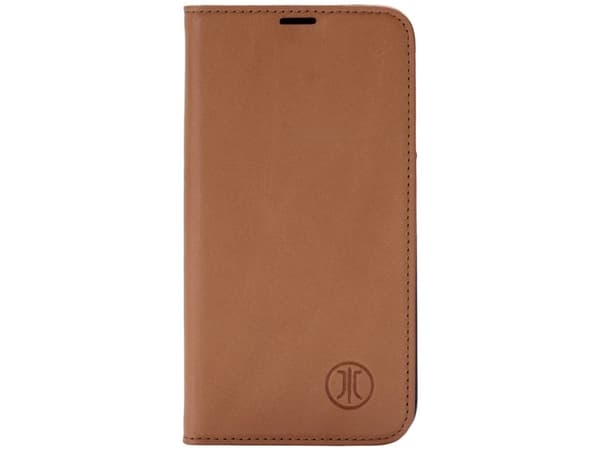 JT BERLIN BookCase Tegel, Folio-kotelo, Apple, iPhone 15, 15,5 cm (6.1"), Konjakinvärinen
