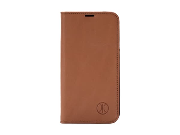 JT BERLIN BookCase Tegel, Folio-kotelo, Apple, iPhone 15, 15,5 cm (6.1"), Konjakinvärinen