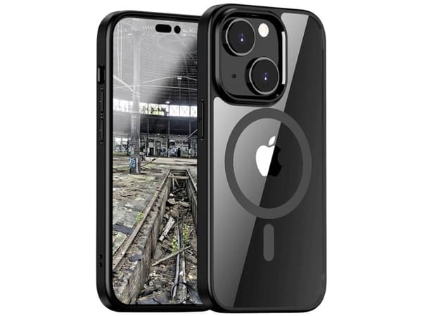 JT BERLIN Pankow Hybrid, Suojus, Apple, iPhone 15 Plus, 17 cm (6.7"), Musta