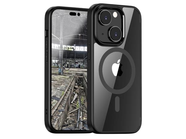 JT BERLIN Pankow Hybrid, Suojus, Apple, iPhone 15 Plus, 17 cm (6.7"), Musta