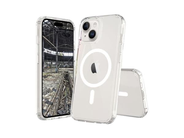 JT BERLIN Pankow Clear MagSafe, Etui, Apple, iPhone 15 Plus, 17 cm (6.7"), Gjennomsiktig