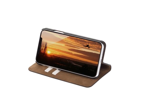 JT BERLIN BookCase Tegel, Folio, Apple, iPhone 15 Pro, 15,5 cm (6.12"), Sort