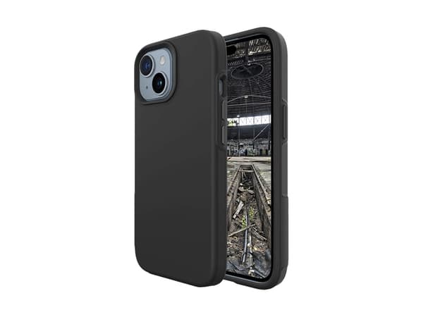 JT BERLIN Pankow Safe, Etui, Apple, iPhone 15 Plus, 17 cm (6.7"), Sort