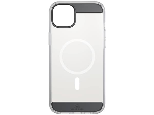 Black Rock Mag Air Protection, Etui, Apple, iPhone 15 Plus, 17 cm (6.7"), Sort, Gjennomsiktig