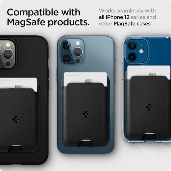 Spigen Valentinus Magnetic Card Holder Black