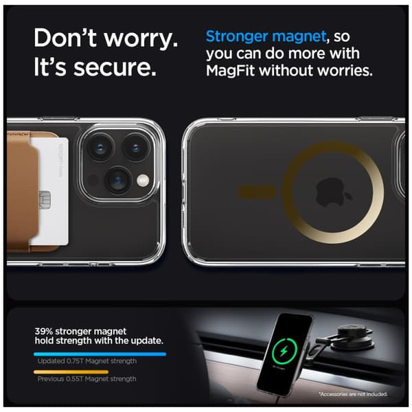 Spigen Ultra Hybrid MagSafe Case iPhone 15 Pro Gold