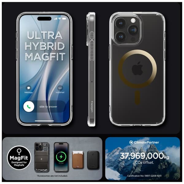 Spigen Ultra Hybrid MagSafe Case iPhone 15 Pro Gold