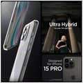 Miniatyrbild 4 av 10: Spigen iPhone 15 Pro Case Ultra Hybrid Crystal Clear