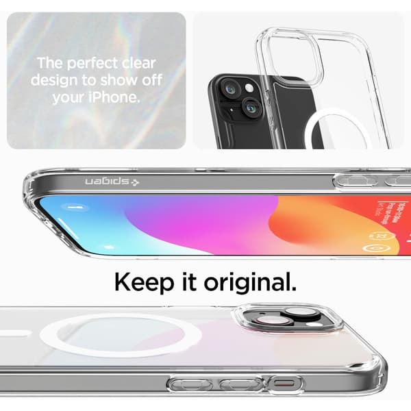 Spigen Ultra Hybrid MagSafe Case iPhone 15 White