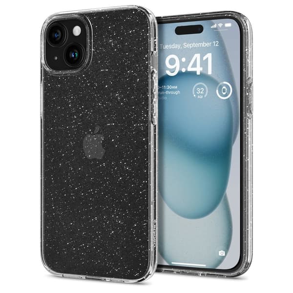 Spigen iPhone 15 Case Liquid Crystal Glitter Crystal