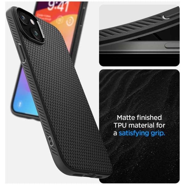 Spigen iPhone 15 Case Liquid Air Black