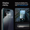 Miniatyrbild 5 av 5: Spigen iPhone 15 Screen Protector GLAS.tR EZ Fit 2-Pack