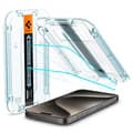 Miniatyrbild 1 av 5: Spigen iPhone 15 Screen Protector GLAS.tR EZ Fit 2-Pack