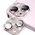 Miniatyrbild 1 av 4: Hat Prince Glitter Kameraskydd Aluminium iPhone 15/iPhone 15 Plus Rosa