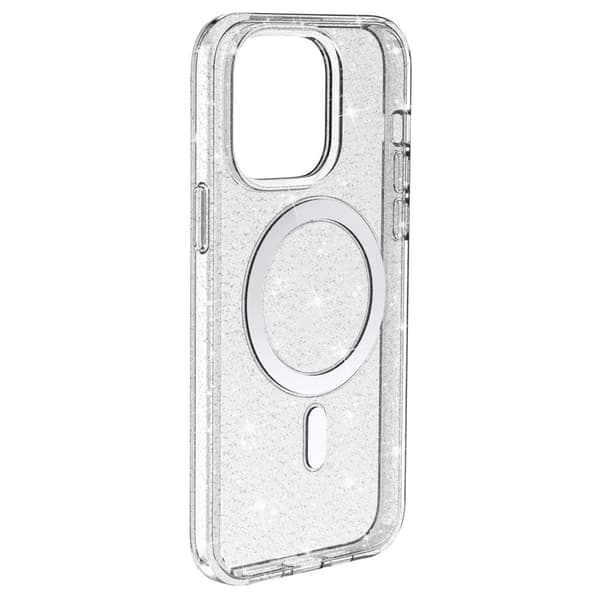 Glitter MagSafe Skal iPhone 14 Pro Max Transparent
