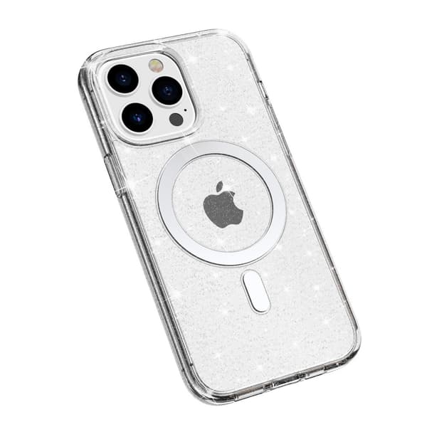 Glitter MagSafe Skal iPhone 14 Pro Max Transparent