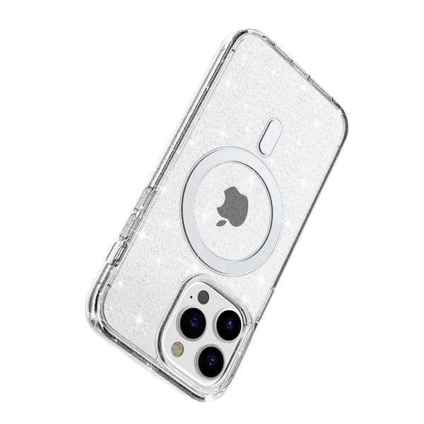 Glitter MagSafe Skal iPhone 14 Pro Max Transparent