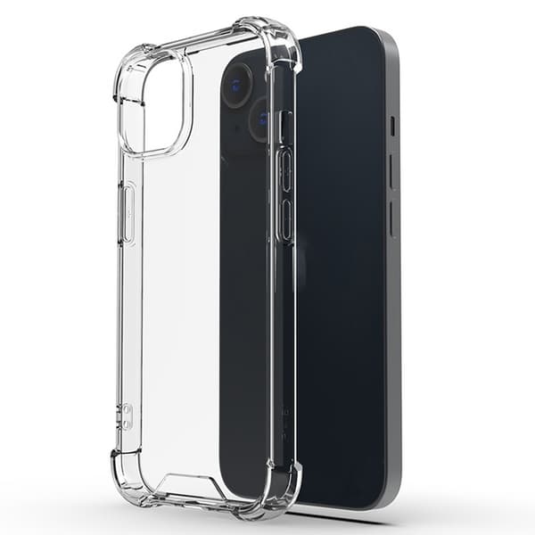 iPhone 15 Shell Case -kotelolle TPU-kehys + akryylitakapuhelinkotelo