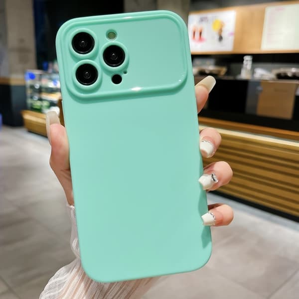 Slim-Fit TPU telefonfodral Skal för iPhone 15 Plus Fodral - Cyan
