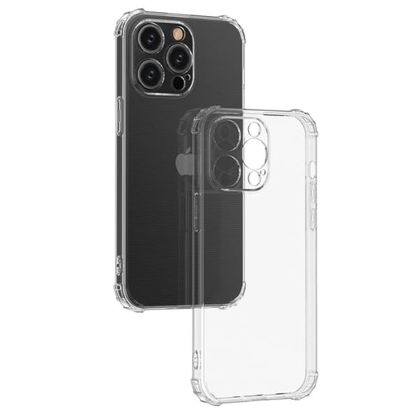 Til iPhone 15 Pro Max Shell Case TPU bagside-telefoncover