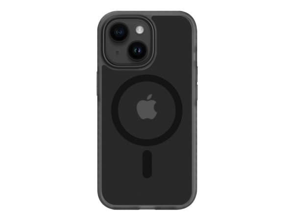 nevox StyleShell INVISIO, Suojus, Apple, iPhone 15 Plus, 17 cm (6.7"), Musta