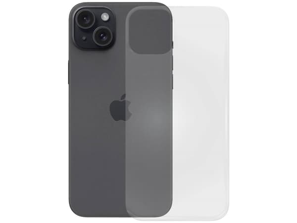 PEDEA 50160966, Etui, Apple, iPhone 15, 15,5 cm (6.1"), Gjennomsiktig