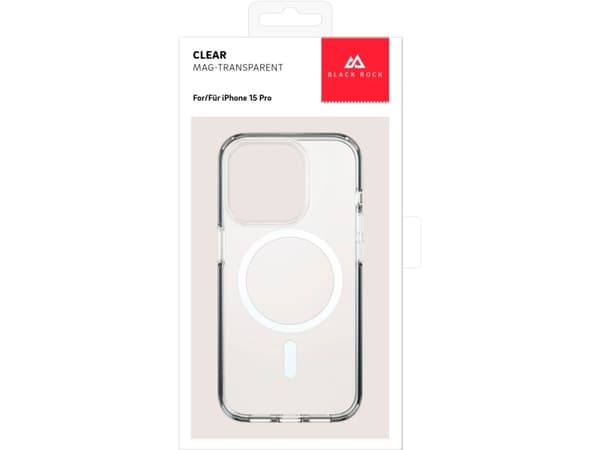Black Rock Mag Clear, Etui, Apple, iPhone 15 Pro, 15,5 cm (6.12"), Gjennomsiktig