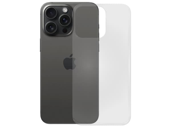 PEDEA 50160976, Suojus, Apple, iPhone 15 Pro, 15,5 cm (6.1"), Läpinäkyvä