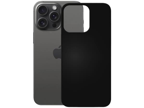 PEDEA 50160977, Etui, Apple, iPhone 15 Pro, 15,5 cm (6.1"), Sort
